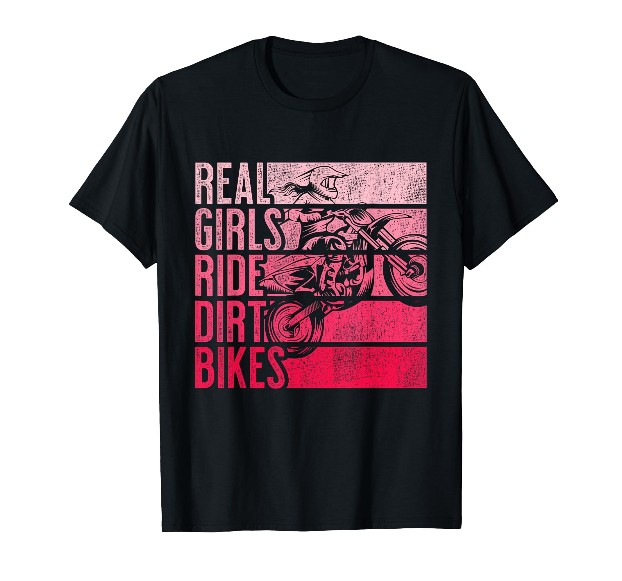 Real Girls Ride Dirt Bikes Motocross Lovers T-Shirt - Walmart.com