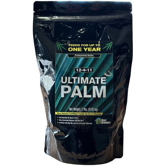 Real Growers Palm Tree Fertilizer, 12 Month Slow Release Granular Plant Food, 2 lb