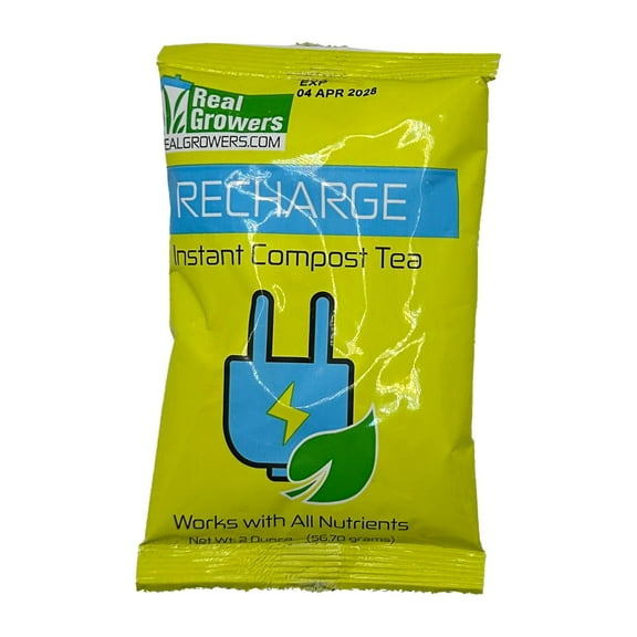 Real Growers Recharge 2 oz Explosive Root Growth with Mycorrhizae for Living Soil & Coco Coir