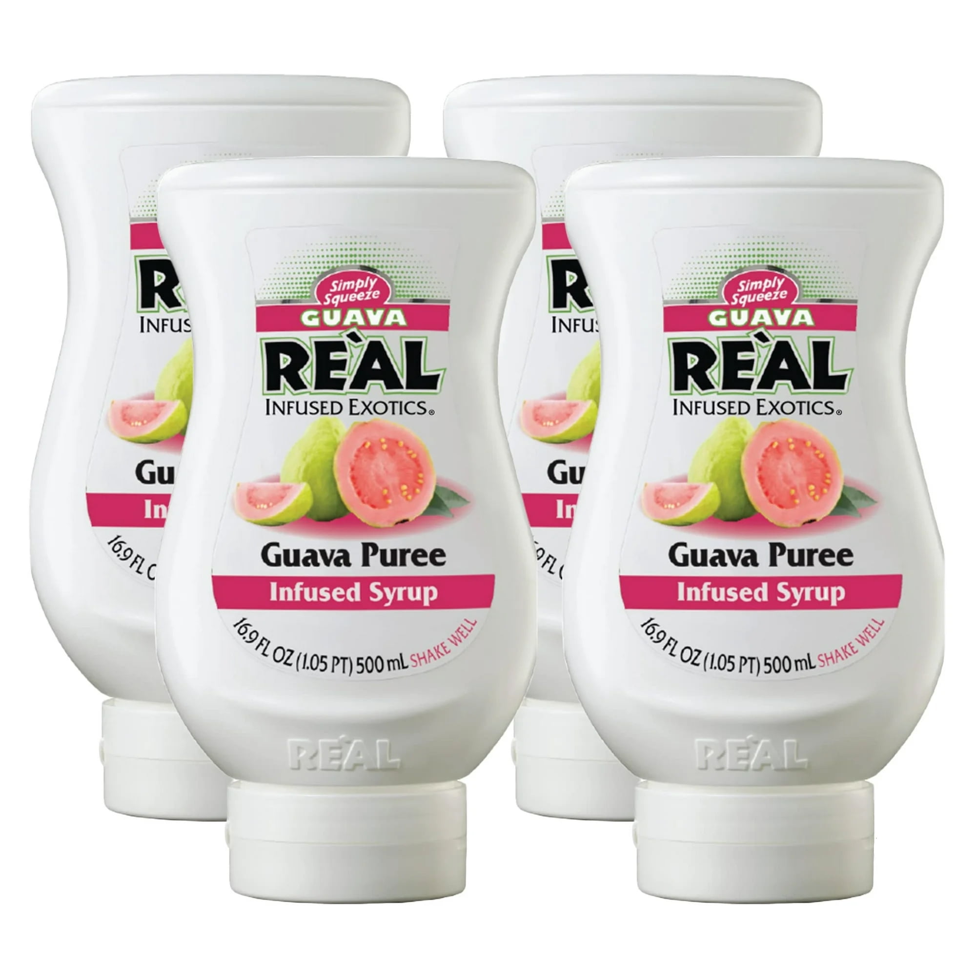 Real Guava Puree Infused Syrup | Desserts, Cocktails, Drinks | 16.9 oz ...