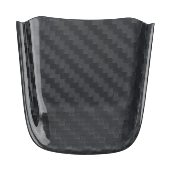 Real Hard Carbon Fiber Steering Wheel Chin Cover For Fiat 500 2020-2023 For Abarth 595 2020-2023 For OEM Replacement Interior Trim Part