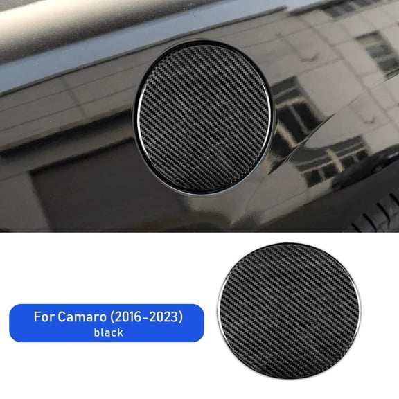 Real Hard Carbon Fiber for Chevrolet Camaro 2016 2017 2018 2019 2020 2021 2022 2023 Accessories Oil Fuel Tank Cap Cover Sticker.