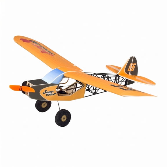 Real Hawk E32 600mm Savage Bobber RC Airplane KIT - Laser-Cut Foam Sport Plane DIY Build & Fly Model, No Electronics