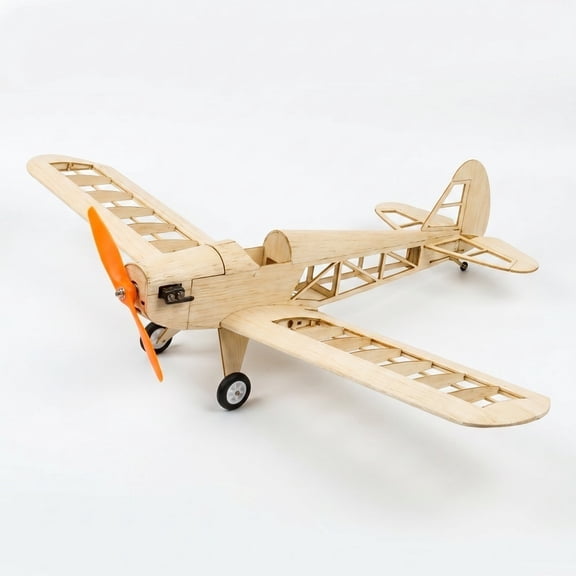 Real Hawk K09 Micro Space Walker Balsa KIT - RC Sport Plane DIY Build & Fly Model, No Electronics