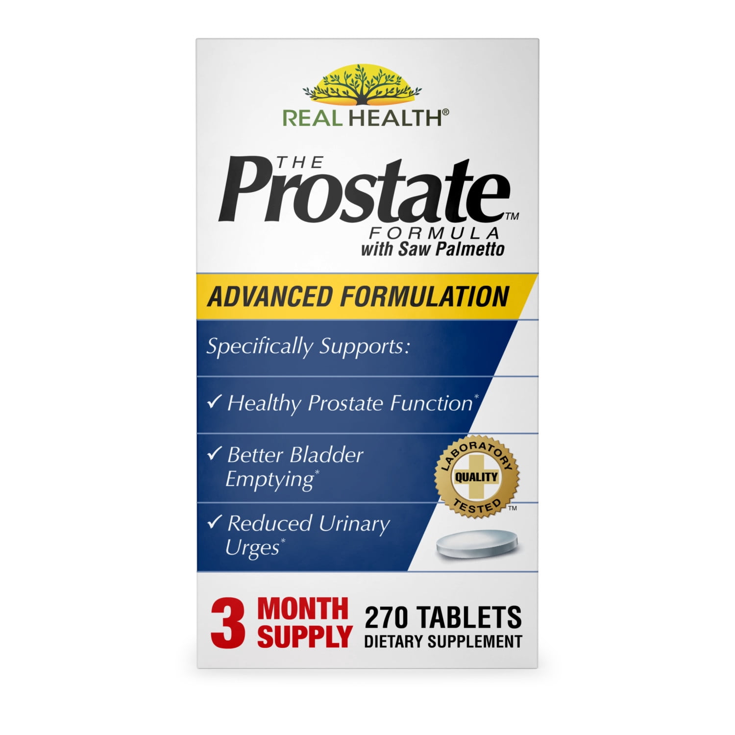 Real Health The Prostate Formula, Saw Palmetto Formula, 270 Count