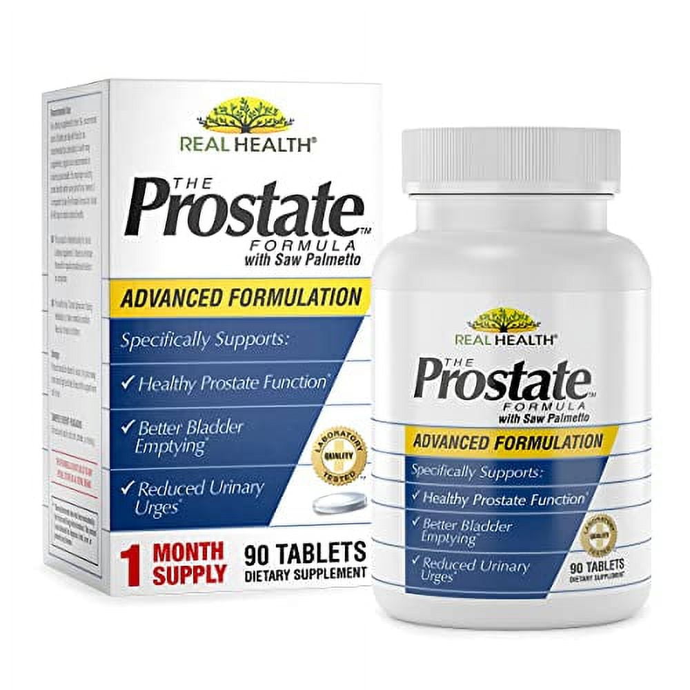 Real Health The Prostate Formula With Saw Palmetto Supplement For Men 1 Month Supply Supports 8138