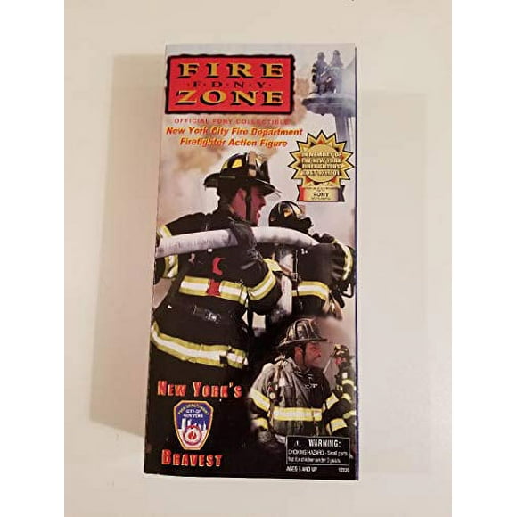 Real Heroes 1/6 Scale Official 9-11 FDNY New York City Fire Department Firefighter 12" Action Figure