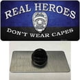thumbnail image 1 of Real Heroes Blue Novelty Metal Hat Pin 1.5" x 0.75" Hat Pin (PIN), 1 of 1