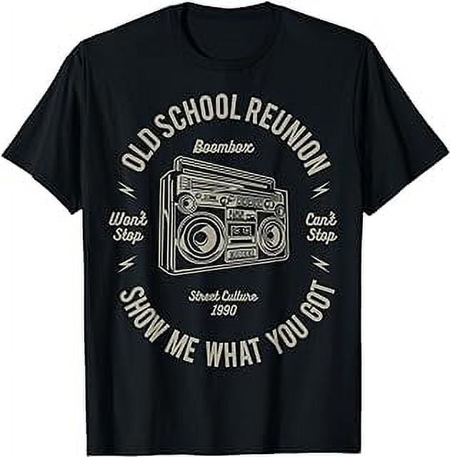 Real Hip Hop Boombox Old School Rap Music TShirt