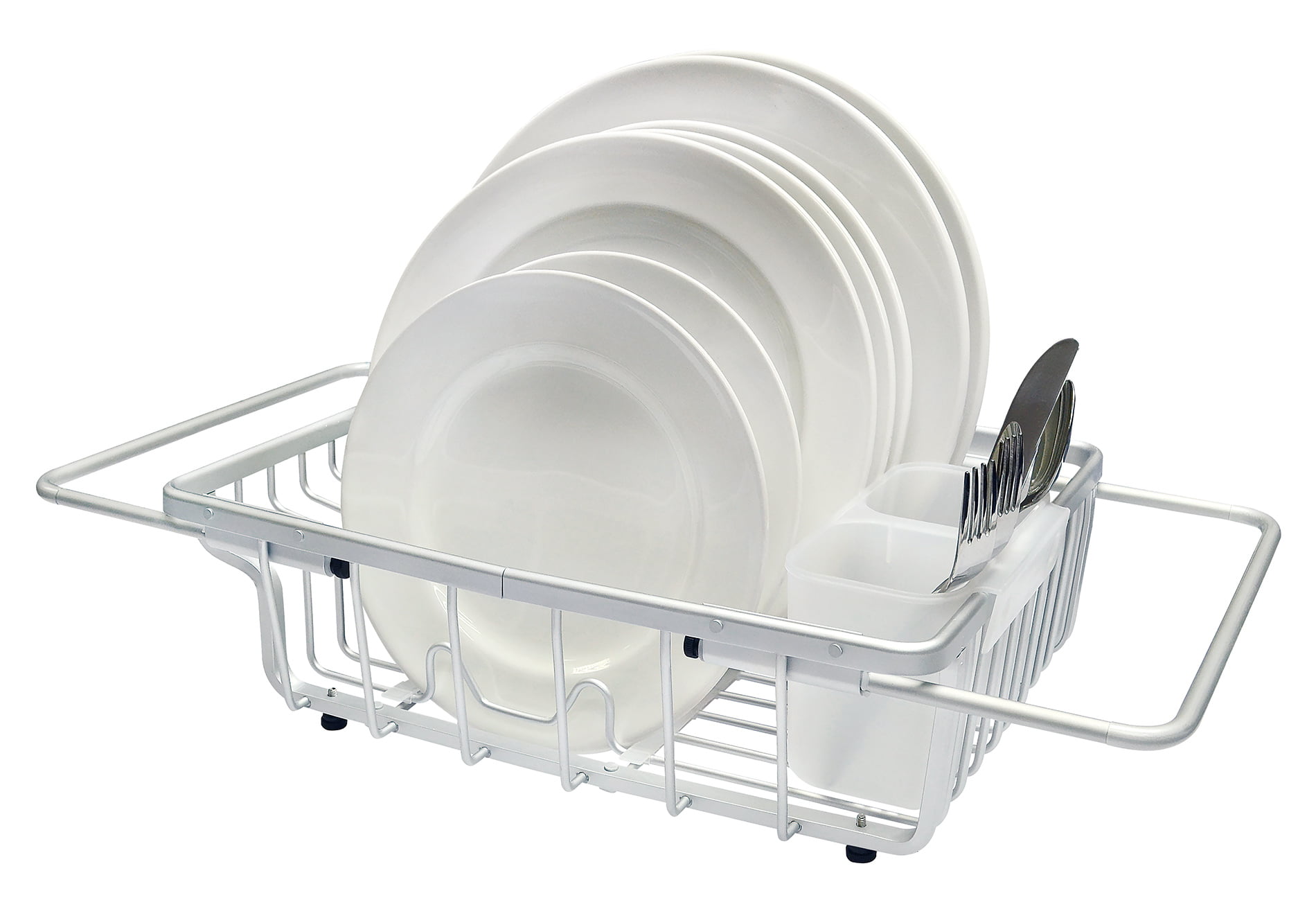 Real Home Innovations Dish Drying Rack Aluminum and Grey Delivery