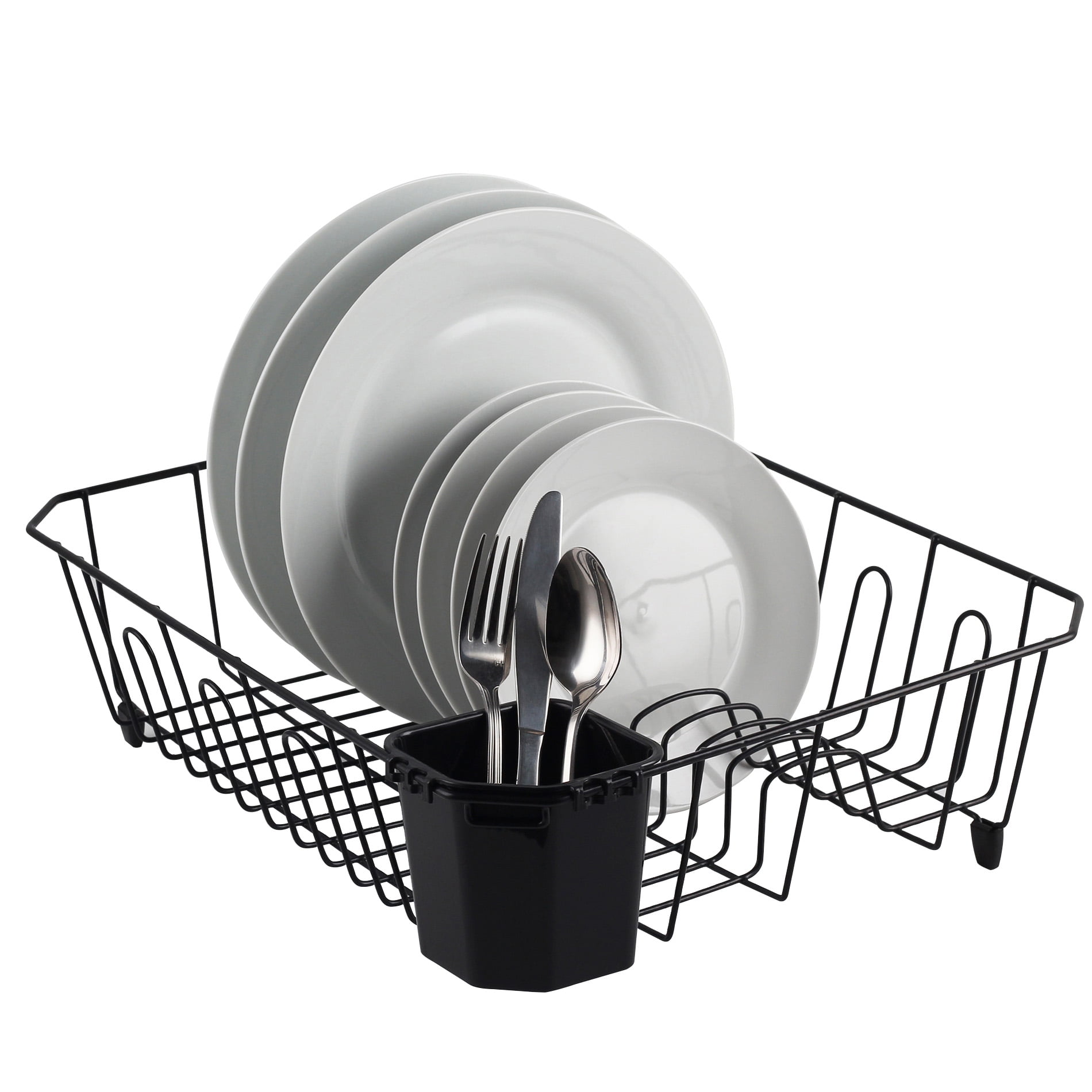 Kitchen utensil and dish drainer stand and drainer black - DVINA online  shopping for household utensils home decor flowers