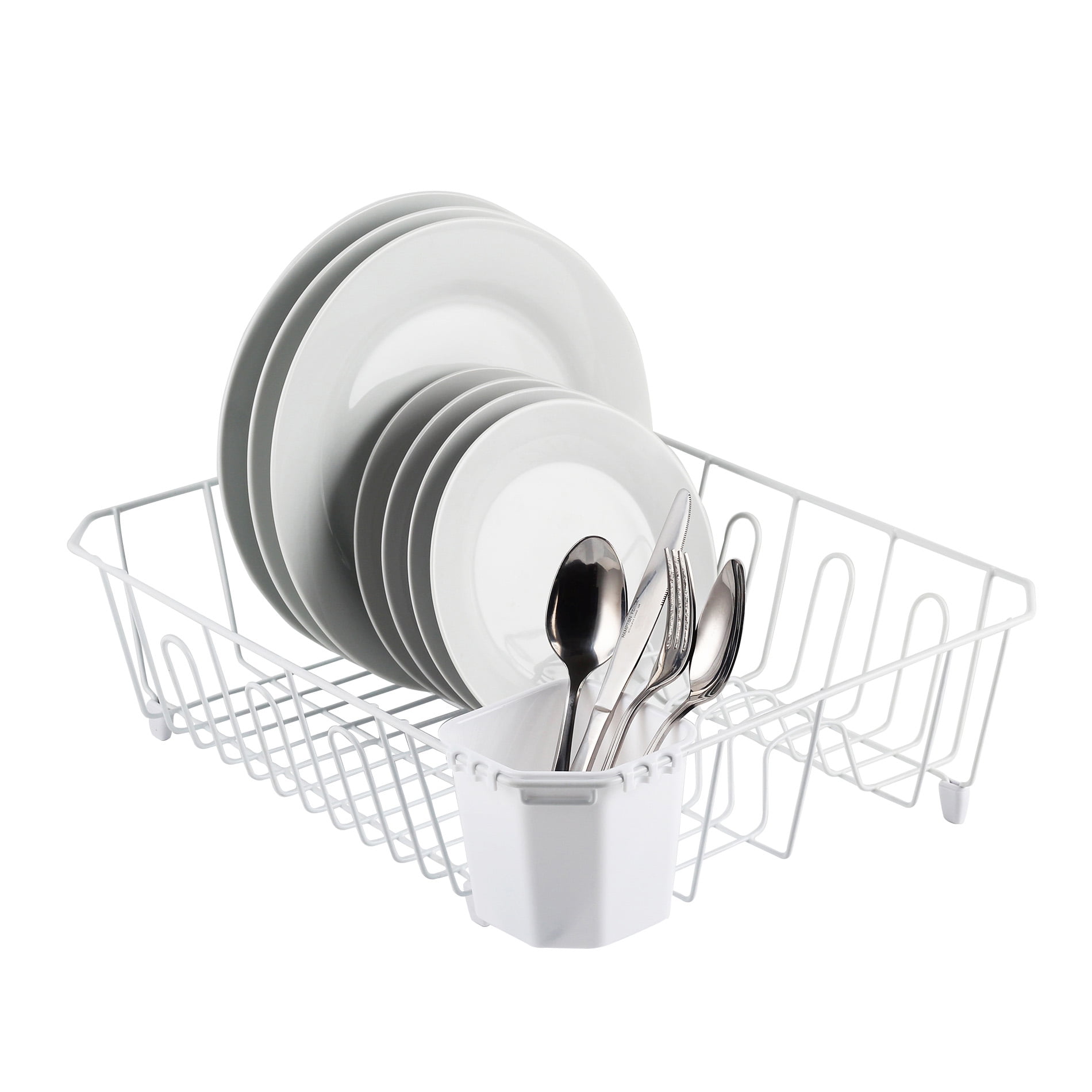 Real Home Innovations Large Dish Drainer, White