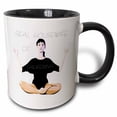 thumbnail image 1 of 3drose, Real Housewife of California, 15oz Two-tone Black Mug, 1 of 6