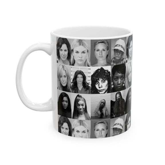 Real Housewives Mugshots Ceramic Mug 11oz Mug 15oz Bravo TV Bravo Coffee Mugs Bravo gifts