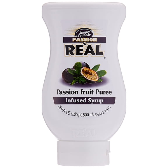 Real Infused Exotics - Syrup Passion Real - 16.9 Fo, Case of 6