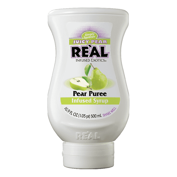 Real Infused Juicy Pear Syrup cs 6/16.9 oz