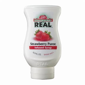 Real Infused Strawberry Syrup cs 6/16.9 oz