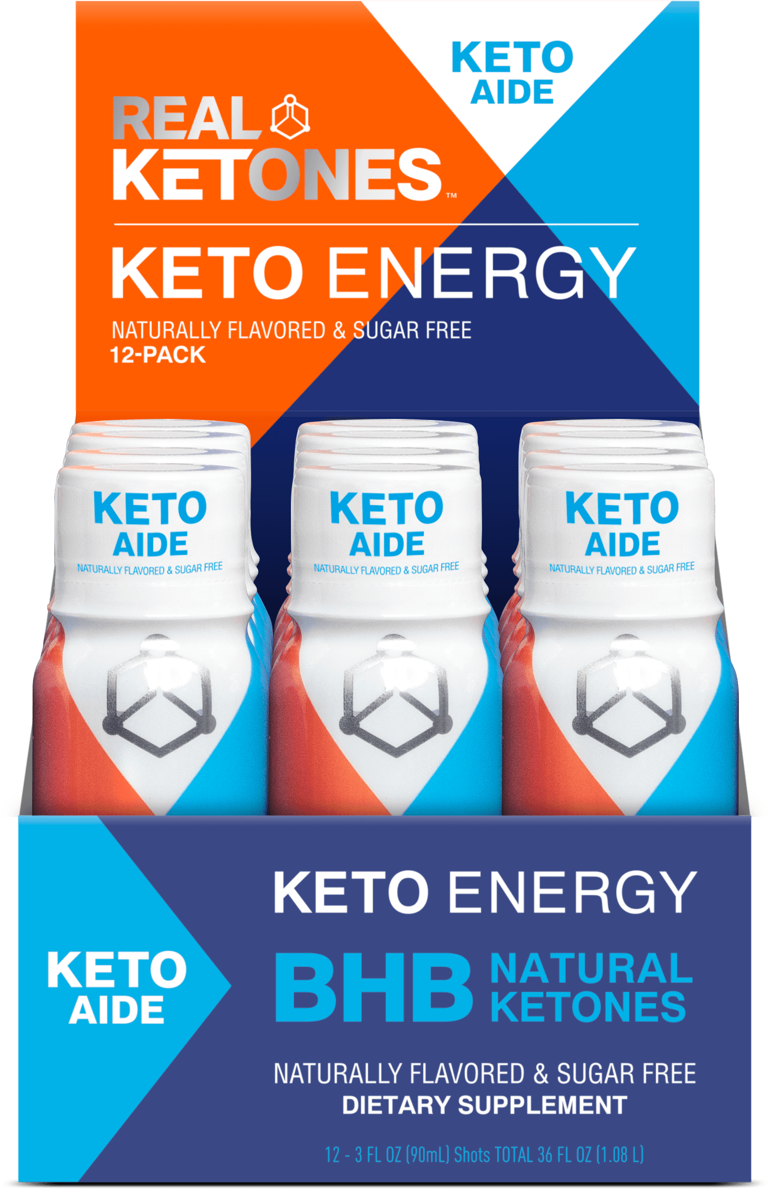 Real Ketones Keto Clean Energy Shot Aide, 12 Count - Walmart.com