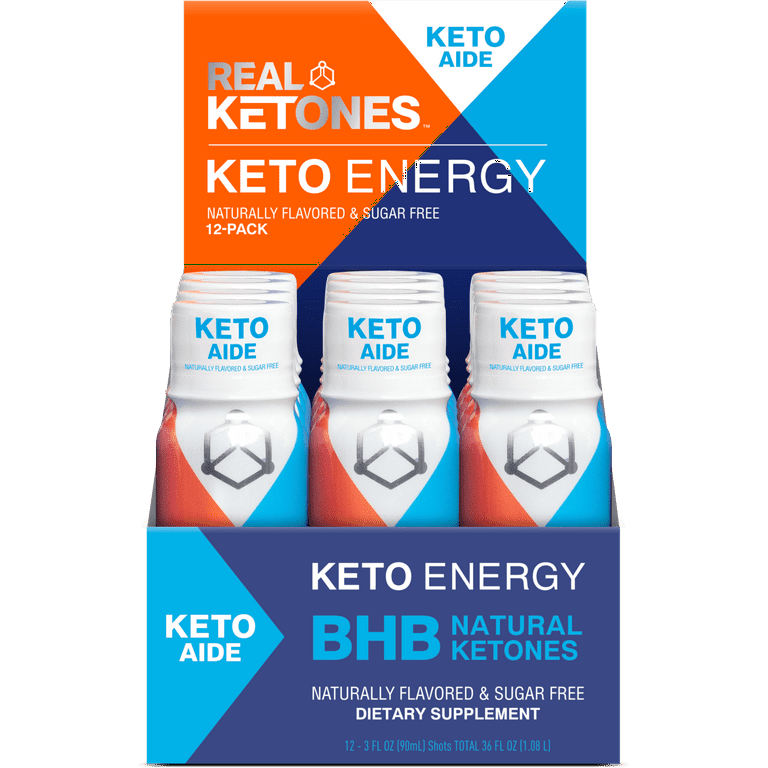 Real Ketones Keto Clean Energy Shot Aide, 12 Count - Walmart.com