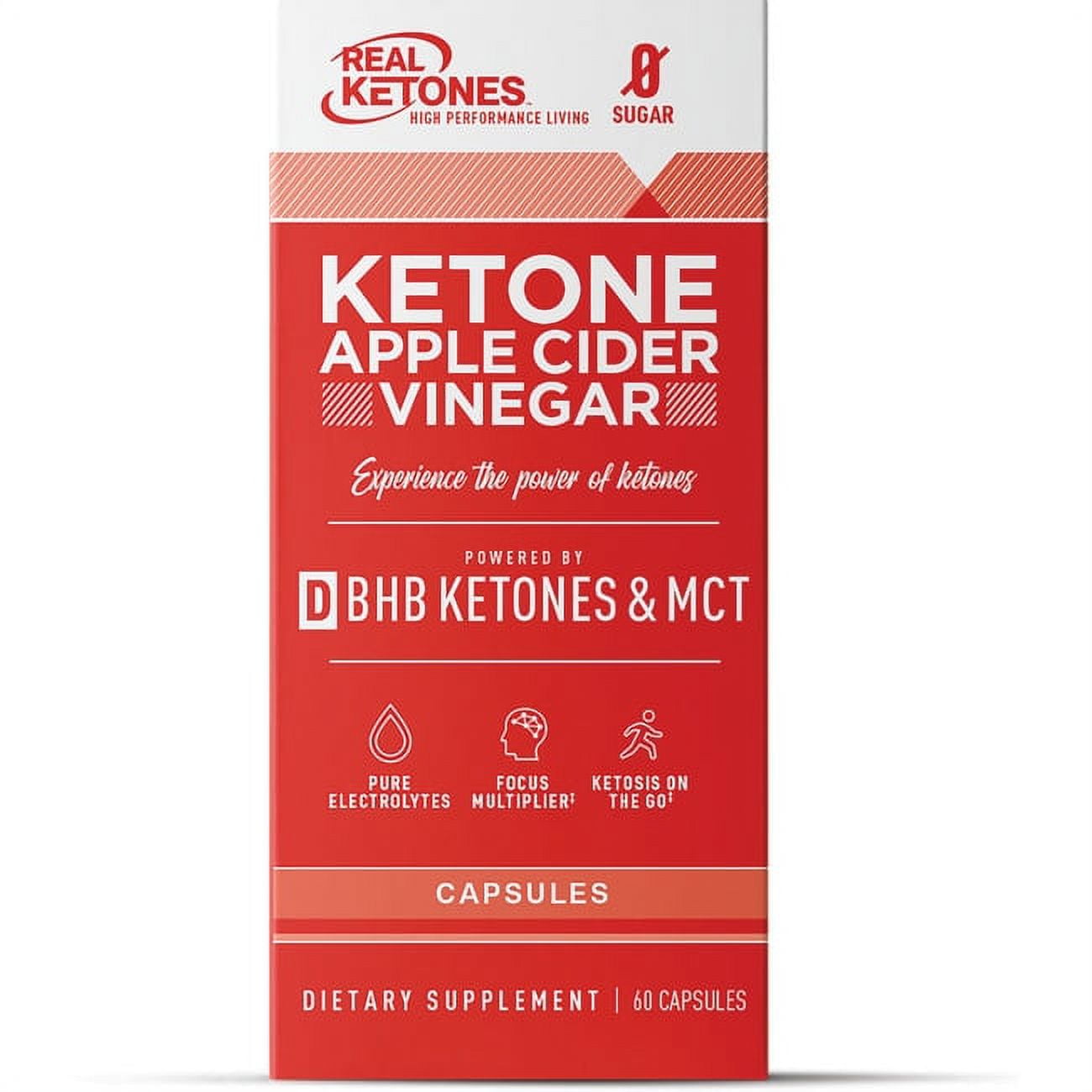 Real Ketones Ketone Apple Cider Vinegar 60 Caps