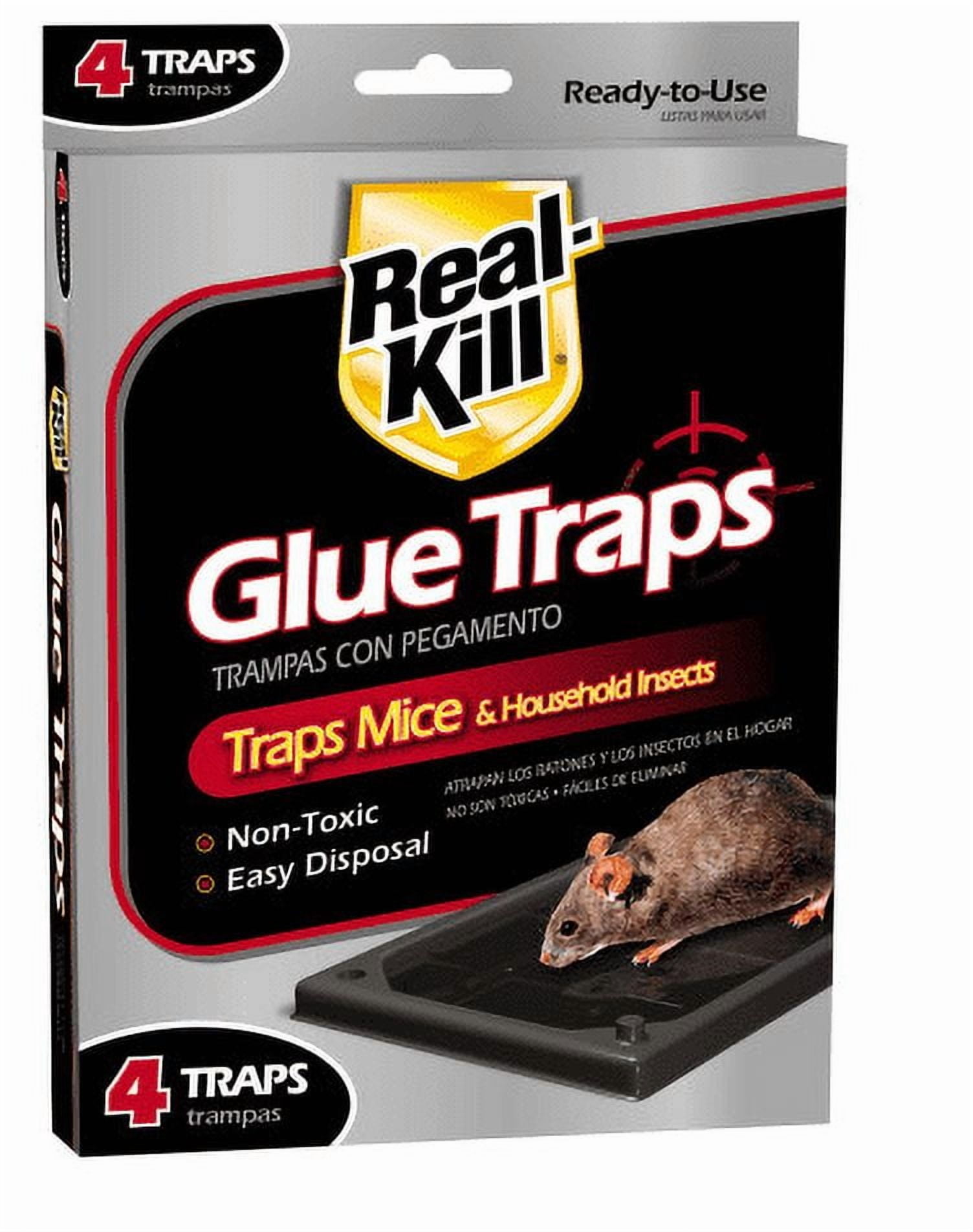 Real Kill Household Pest Glue Board 4 Each