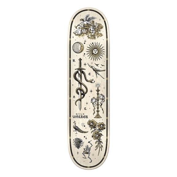 Real Kyle Walker Skateboard Deck - 8.38" White (Deck Only)