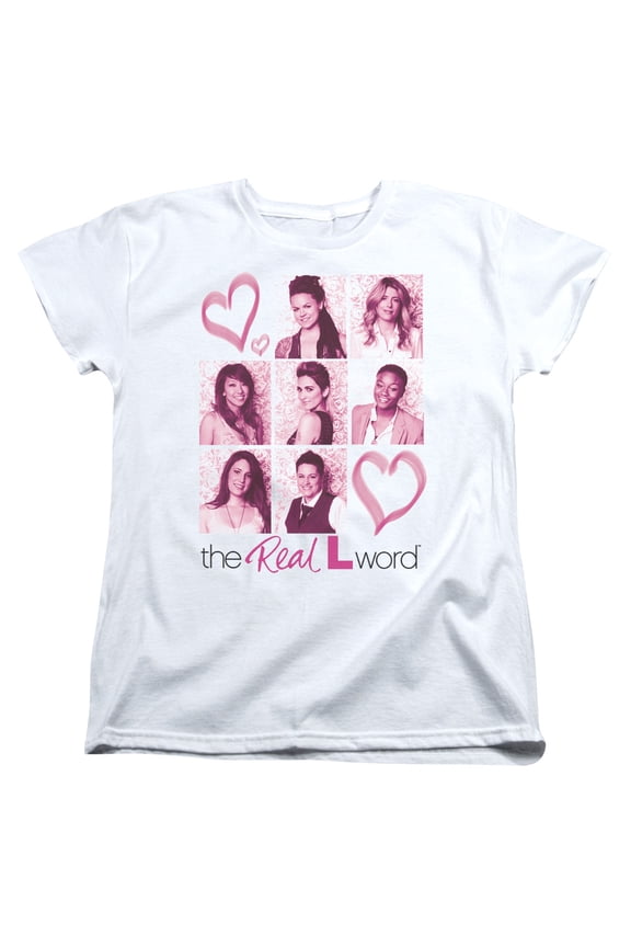 Real L Word - Hearts - Women's Short Sleeve Shirt - Small