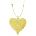 thumbnail image 1 of Real Leaf PENDANT with Chain COTTONWOOD Dipped in 24K Yellow Gold Necklace, 1 of 5
