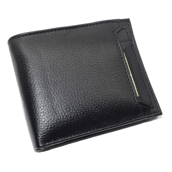 Real Leather Front Removable ID Card Holder Bifold RFID Blocking Wallet for Men with Gift Box Brown