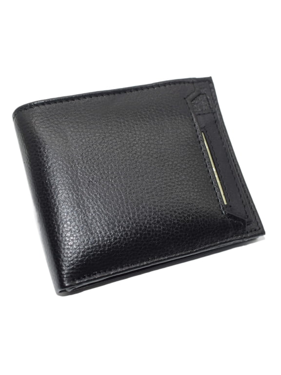 Real Leather Front Removable ID Card Holder Bifold RFID Blocking Wallet for Men with Gift Box Brown