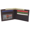 thumbnail image 1 of Real Leather Mens Slim Bifold Wallet RFID Blocking Front Pocket Wallets for Men, 1 of 40