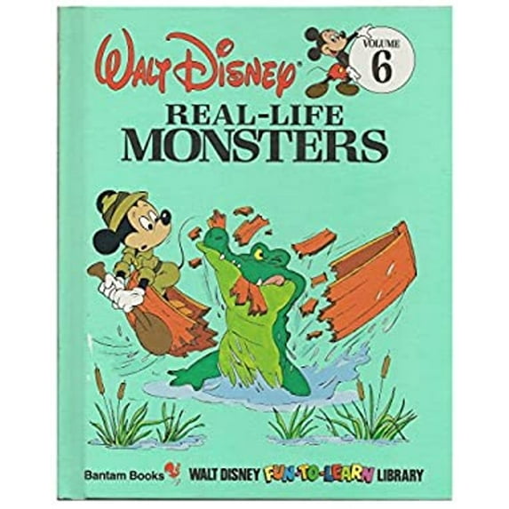 Pre-Owned Real-Life Monsters (Walt Disney Fun-To-Learn Library, Volume 6) (Hardcover) 0553055070 9780553055078