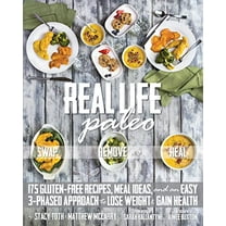 Pre-Owned Real Life Paleo: 175 Gluten-Free Recipes, Meal Ideas, and an Easy 3-Phased Approach to Lose Weight & Gain Health (Paperback) 1628600454 9781628600452