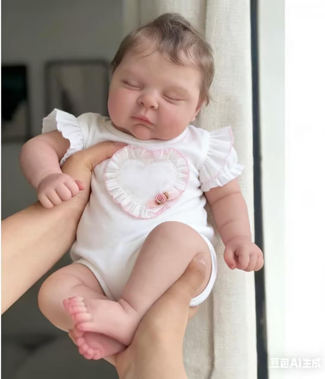 Real Life Reborn Baby Dolls -20 inch Realistic Soft Body Baby Doll Sleeping Newborn Dolls Cloth Body Reborn Babies Toy Dolls for Girls Ages 3+