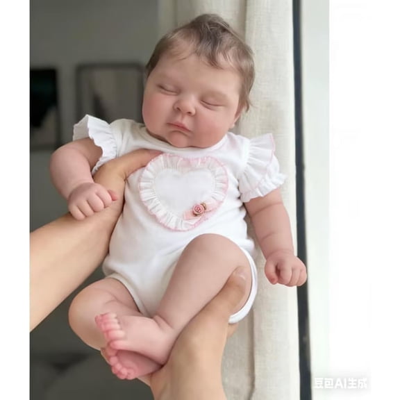 Real Life Reborn Baby Dolls -20 inch Realistic Soft Body Baby Doll Sleeping Newborn Dolls Cloth Body Reborn Babies Toy Dolls for Girls Ages 3+