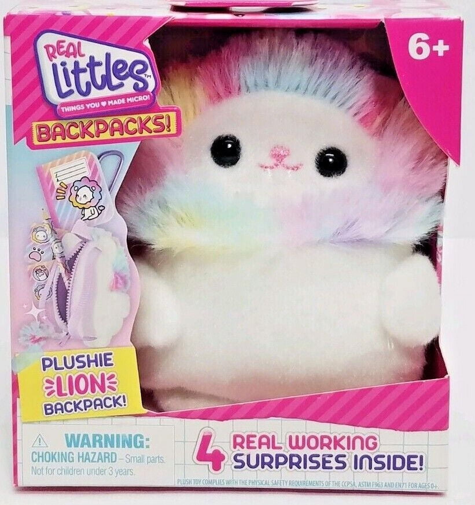 Real Littles Backpacks: Plushie Lion Backpack with Togo Ubuy