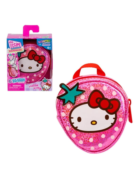 Real Littles Hello Kitty and Friends Scented Backpacks, 6 Mini Stationery, Ages 6+ - Hello Kitty
