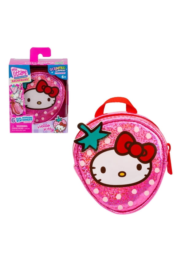Real Littles Hello Kitty and Friends Scented Backpacks, 6 Mini Stationery, Ages 6+ - Hello Kitty