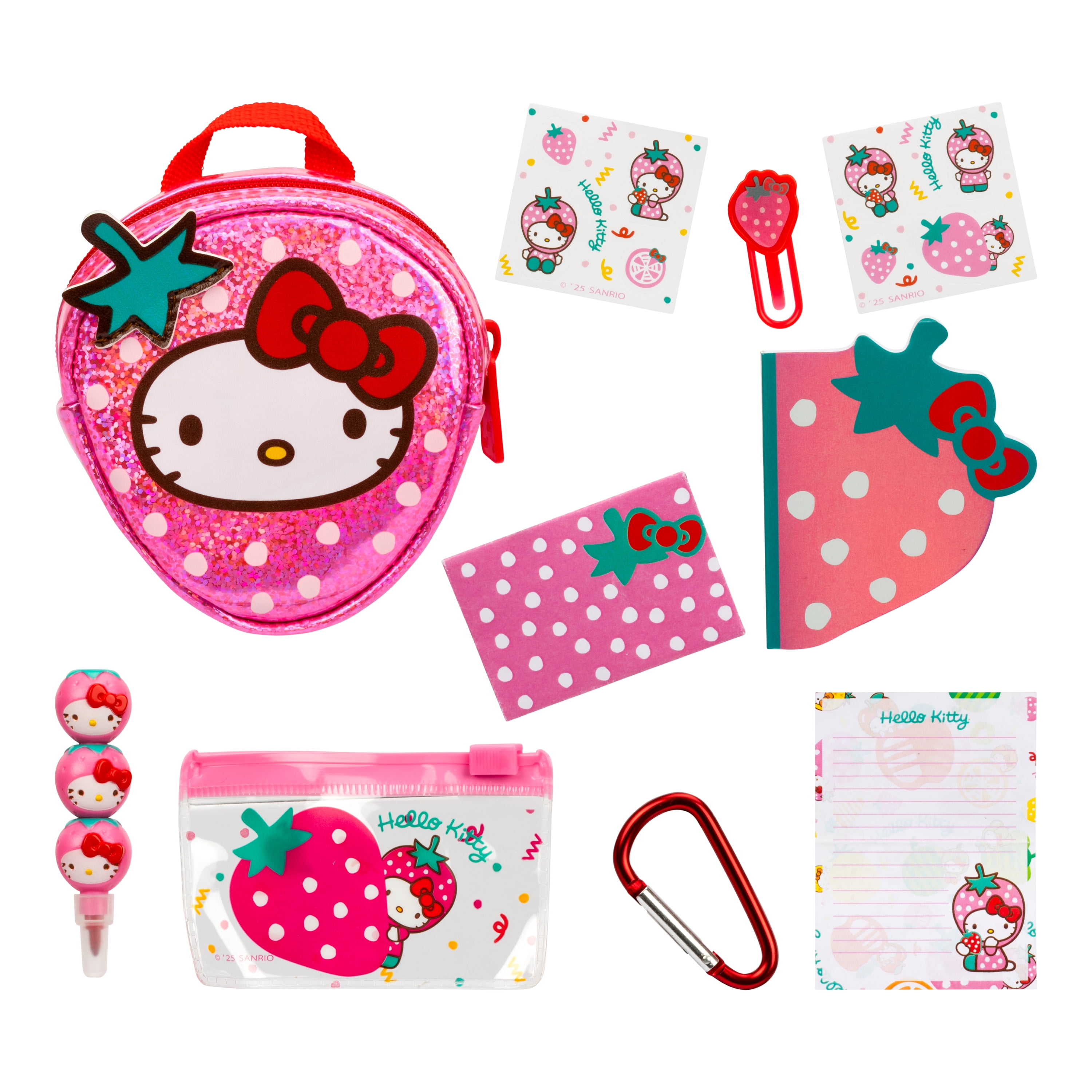 Real Littles Hello Kitty and Friends Scented Backpacks, 6 Mini Stationery, Ages 6+ Styles Vary