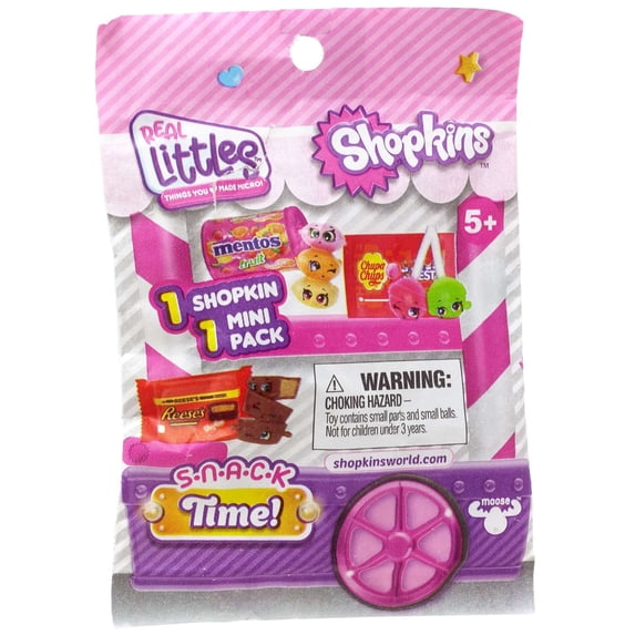 Real Littles Series 16 Snack Time! Mystery Pack (1 Shopkins & 1 Mini Pack)