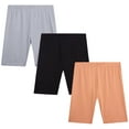 thumbnail image 1 of Real Love Girls' Bike Shorts - 3 Pack Super Soft Athletic Bike Shorts for Girls (Sizes: 7-16), 1 of 5