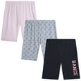 thumbnail image 1 of Real Love Girls' Bike Shorts - 3 Pack Super Soft Athletic Bike Shorts for Girls (Sizes: 7-16), 1 of 5