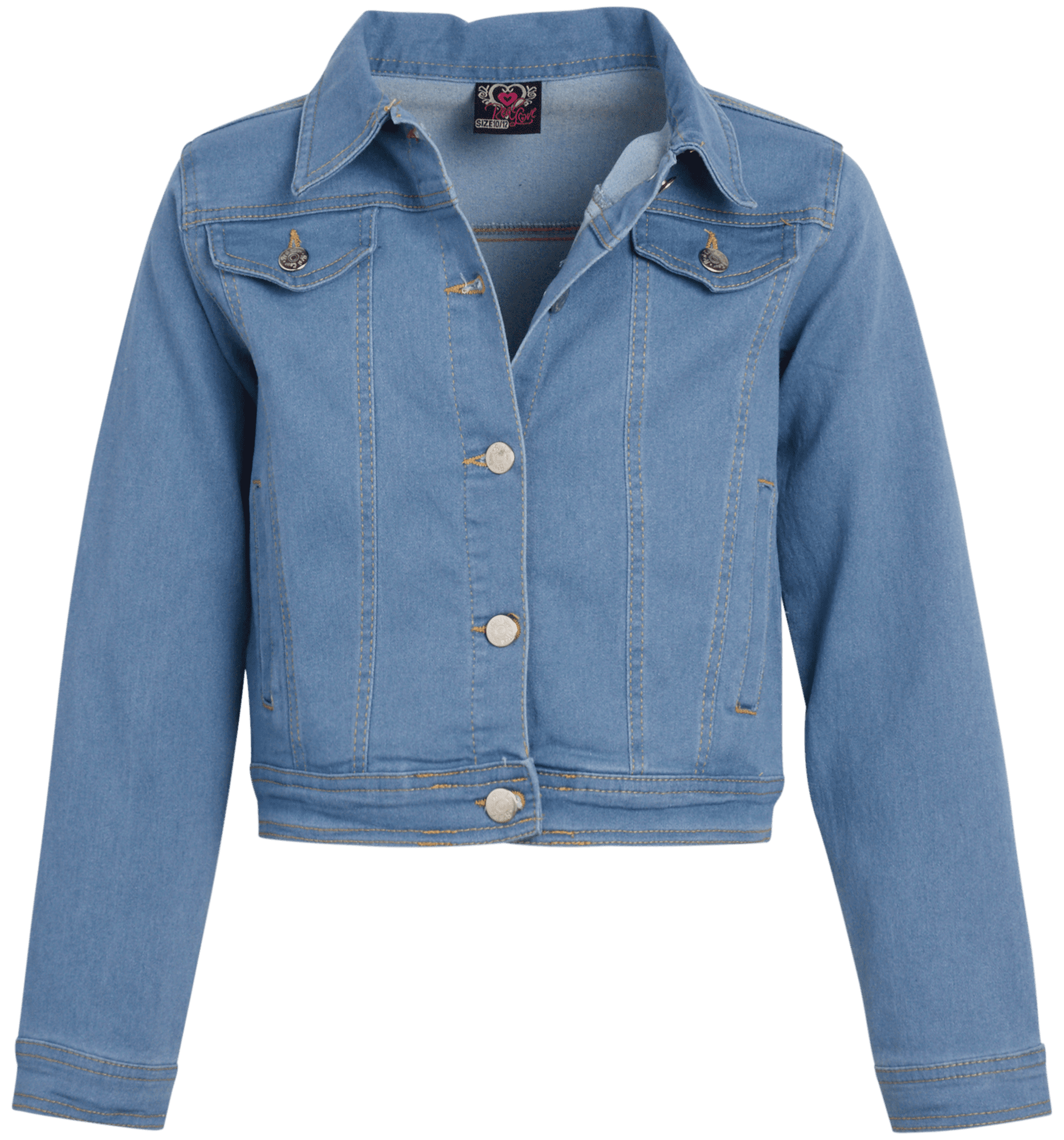 GB Little Girls 2T-6X Cropped Distressed Denim Jacket | Dillard's-seedfund.vn