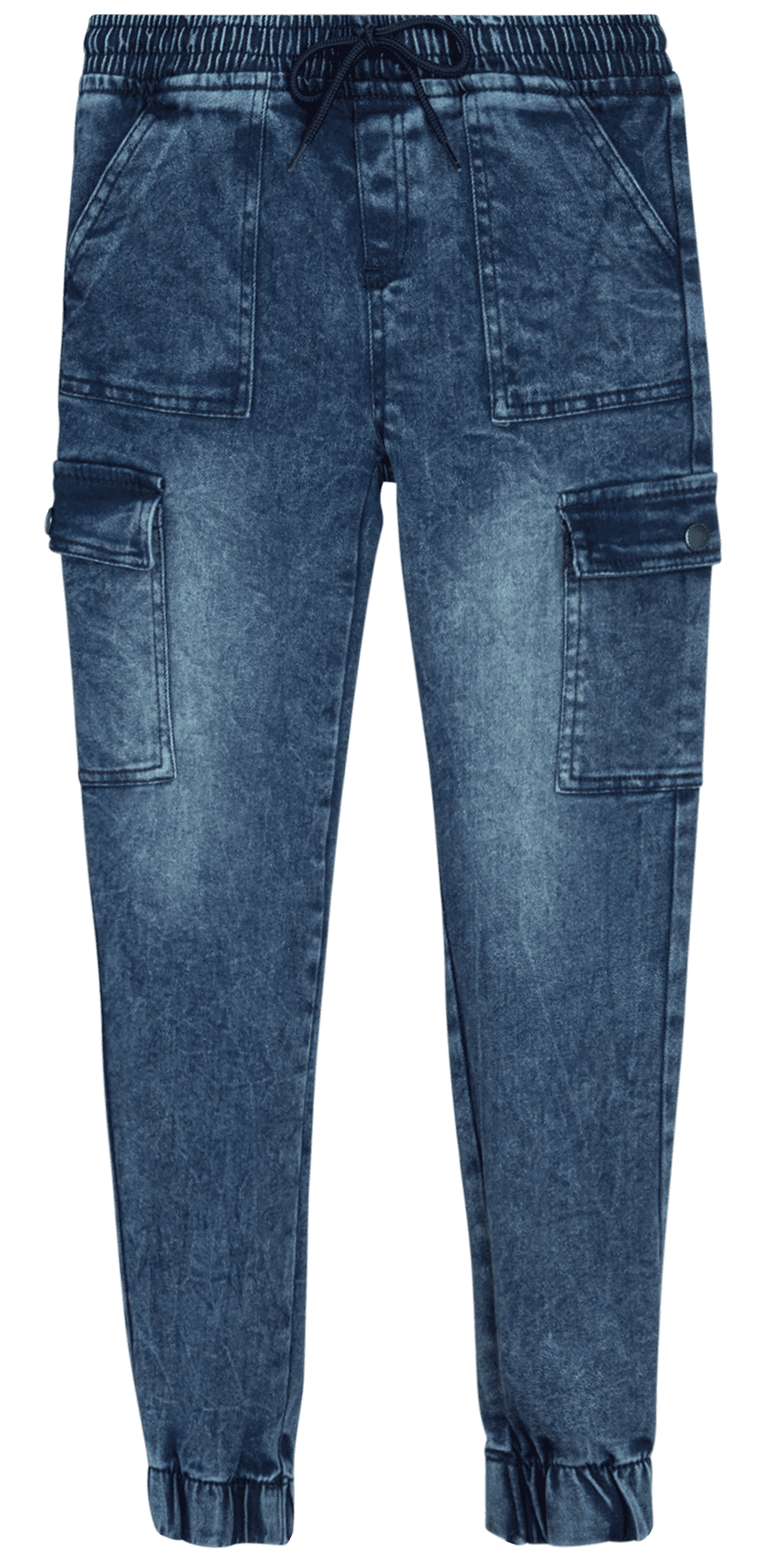 Real Love Girls' Jeans - Soft Stretch Denim Cargo Jean Jogger Pants (Size:  7-16) 