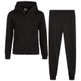 thumbnail image 1 of Real Love Girls' Activewear Sets - 2 Piece Fleece Full Zip Hoodie Sweatshirt and Sweatpants (7-16), 1 of 7
