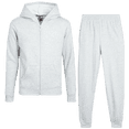thumbnail image 1 of Real Love Girls Jogger Set - Fleece Zip Up Hoodie Sweatshirt and Sweatpants 2 Piece Activewear Set, 1 of 6