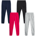 thumbnail image 1 of Real Love Girls' Sweatpants - 4 Pack Basic Solid Active Fleece Joggers (Size: 7-16), 1 of 7
