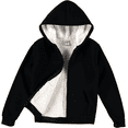 thumbnail image 1 of Real Love Girls' Sweatshirt - Super Soft Plush Sherpa Zip Up Hoodie Sweatshirt (7-16), 1 of 8