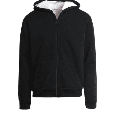 Real Love Girls' Sweatshirt - Super Soft Plush Sherpa Zip Up Hoodie Sweatshirt (7-16)