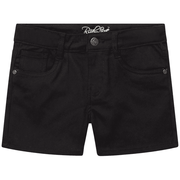 Real Love Girls' Twill Shorts - Super Stretch Twill Pull-On Casual Shorts (Sizes: 7-16)